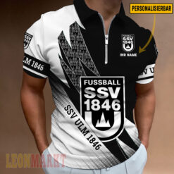 SSV Ulm 1846 - Reißverschluss Poloshirt Neue Version mit Ihrem Namen