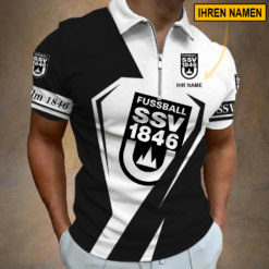 SSV Ulm 1846 - Reißverschluss Poloshirt Sonderausgabe mit Ihrem Namen