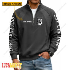 SSV Ulm 1846 - Pullover mit Reißverschluss Sonderausgabe mit Ihrem Namen