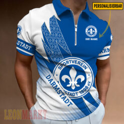 SV Darmstadt 98 - Reißverschluss Poloshirt Neue Version mit Ihrem Namen