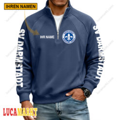 SV Darmstadt 98 - Pullover mit Reißverschluss Sonderausgabe mit Ihrem Namen