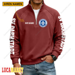 SV Darmstadt 98 – Pullover mit Reißverschluss Sonderausgabe mit Ihrem Namen