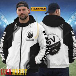 SV Sandhausen - FlexZip Hoodie Sonderausgabe mit Ihrem Namen