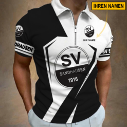 SV Sandhausen - Reißverschluss Poloshirt Sonderausgabe mit Ihrem Namen