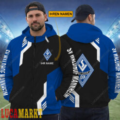SV Waldhof Mannheim 07 - FlexZip Hoodie Sonderausgabe mit Ihrem Namen