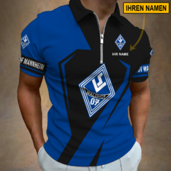 SV Waldhof Mannheim 07 - Reißverschluss Poloshirt Sonderausgabe mit Ihrem Namen