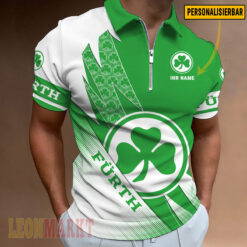 SpVgg Greuther Fürth - Reißverschluss Poloshirt Neue Version mit Ihrem Namen