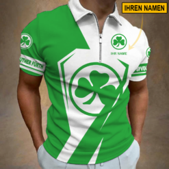 SpVgg Greuther Fürth - Reißverschluss Poloshirt Sonderausgabe mit Ihrem Namen