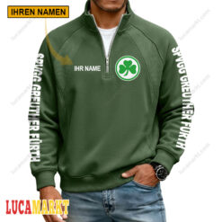 SpVgg Greuther Fürth - Pullover mit Reißverschluss Sonderausgabe mit Ihrem Namen