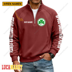 SpVgg Greuther Fürth – Pullover mit Reißverschluss Sonderausgabe mit Ihrem Namen