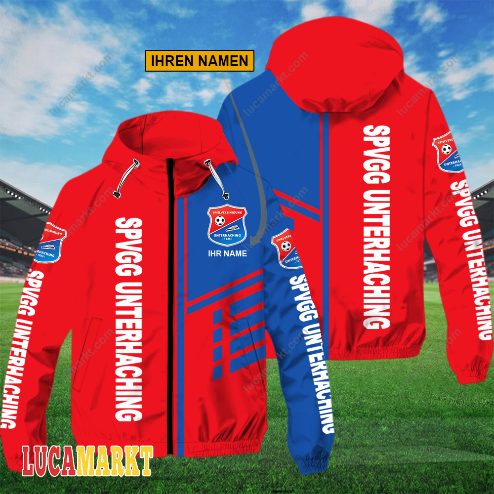 SpVgg Unterhaching – FlexZip Hoodie Neue Edition mit Ihrem Namen SpVgg Unterhaching – FlexZip Hoodie Neue Edition mit Ihrem Namen