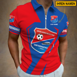SpVgg Unterhaching - Reißverschluss Poloshirt Sonderausgabe mit Ihrem Namen