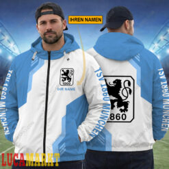 TSV 1860 München - FlexZip Hoodie Sonderausgabe mit Ihrem Namen