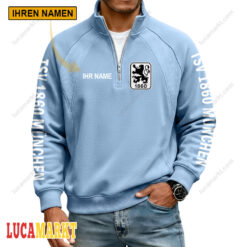 TSV 1860 München - Pullover mit Reißverschluss Sonderausgabe mit Ihrem Namen