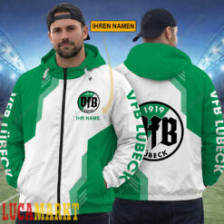 VfB Lübeck - FlexZip Hoodie Sonderausgabe mit Ihrem Namen
