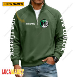VfB Lübeck - Pullover mit Reißverschluss Sonderausgabe mit Ihrem Namen