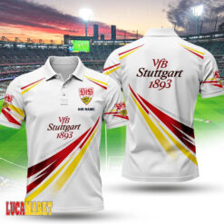 VfB Stuttgart - Polo Hemd Sportlicher Stil mit Ihrem Namen