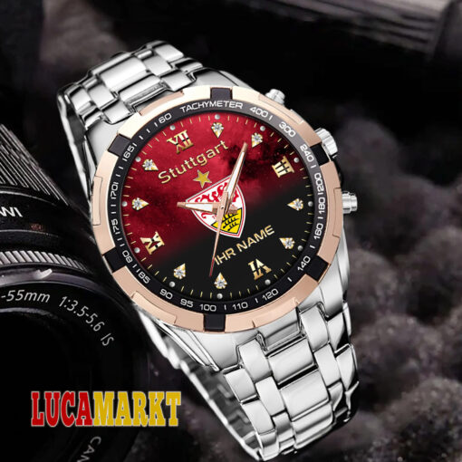 VfB Stuttgart – Aurora Uhr Neue Edition mit Ihrem Namen VfB Stuttgart – Aurora Uhr Neue Edition mit Ihrem Namen