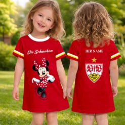 VfB Stuttgart – Mädchenkleid Minnie mit Ihrem Namen