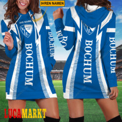 VfL Bochum 1848 - Damenkleid mit Kapuze Sonderausgabe mit Ihrem Namen
