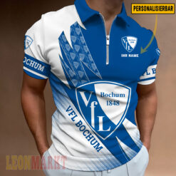 VfL Bochum 1848 - Reißverschluss Poloshirt Neue Version mit Ihrem Namen