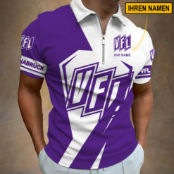 VfL Osnabrück - Reißverschluss Poloshirt Sonderausgabe mit Ihrem Namen