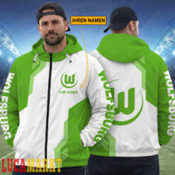 VfL Wolfsburg - FlexZip Hoodie Sonderausgabe mit Ihrem Namen