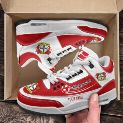 Bayer 04 Leverkusen - Air Jordan 3 Sneaker Neue Version mit Ihrem Namen