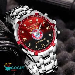 Bayern München - Aurora Uhr Neue Version mit Ihrem Namen