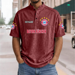 Bayern München - Stehkragen-Polo Neue Version mit Ihrem Namen