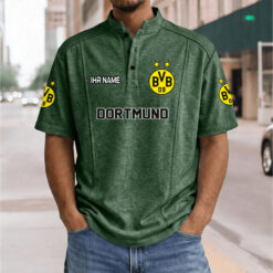 Borussia Dortmund – Stehkragen-Polo Neue Version mit Ihrem Namen