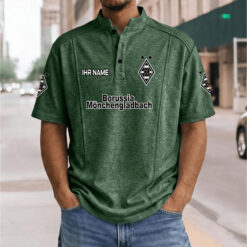 Borussia Mönchengladbach – Stehkragen-Polo Neue Version mit Ihrem Namen