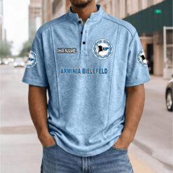 DSC Arminia Bielefeld - Stehkragen-Polo Neue Version mit Ihrem Namen