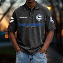 DSC Arminia Bielefeld – Vintage Wash Polo Neue Version mit Ihrem Namen