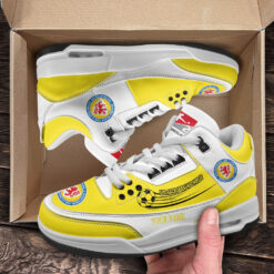 Eintracht Braunschweig - Air Jordan 3 Sneaker Neue Version mit Ihrem Namen