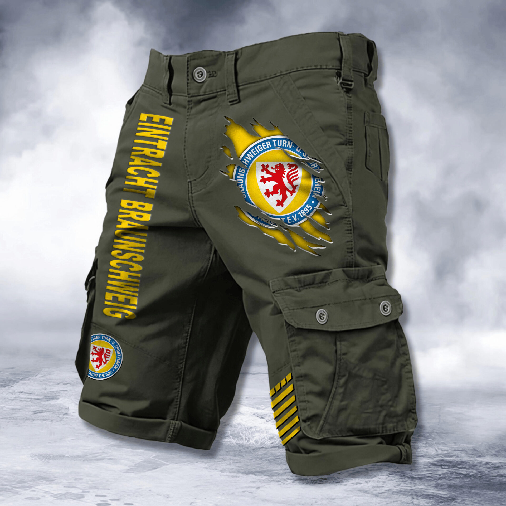 Eintracht Braunschweig – Cargo-Bermudas Nieuwe Versie Eintracht Braunschweig – Cargo-Bermudas Nieuwe Versie
