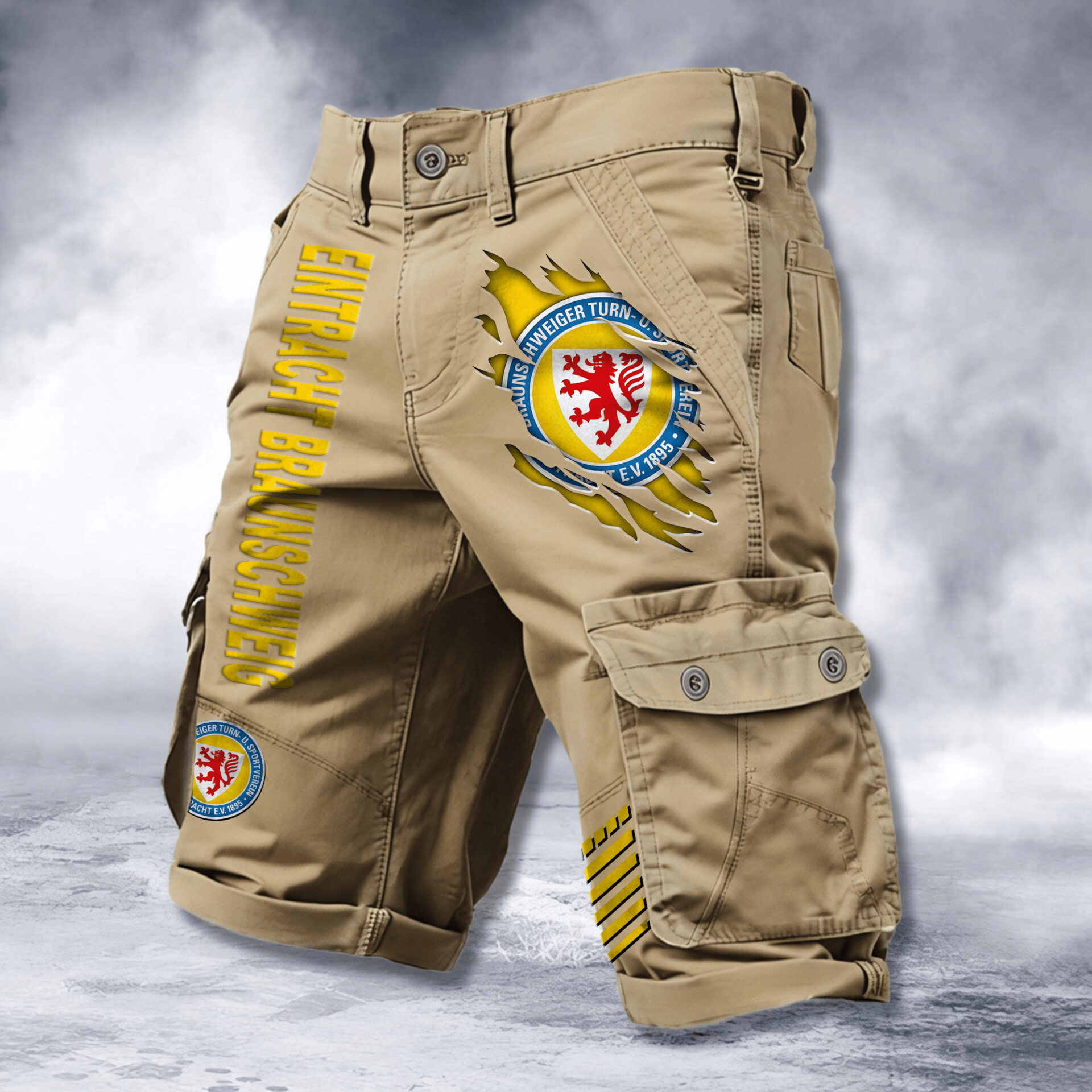 Eintracht Braunschweig – Cargo-Bermudas Nieuwe Versie Eintracht Braunschweig – Cargo-Bermudas Nieuwe Versie