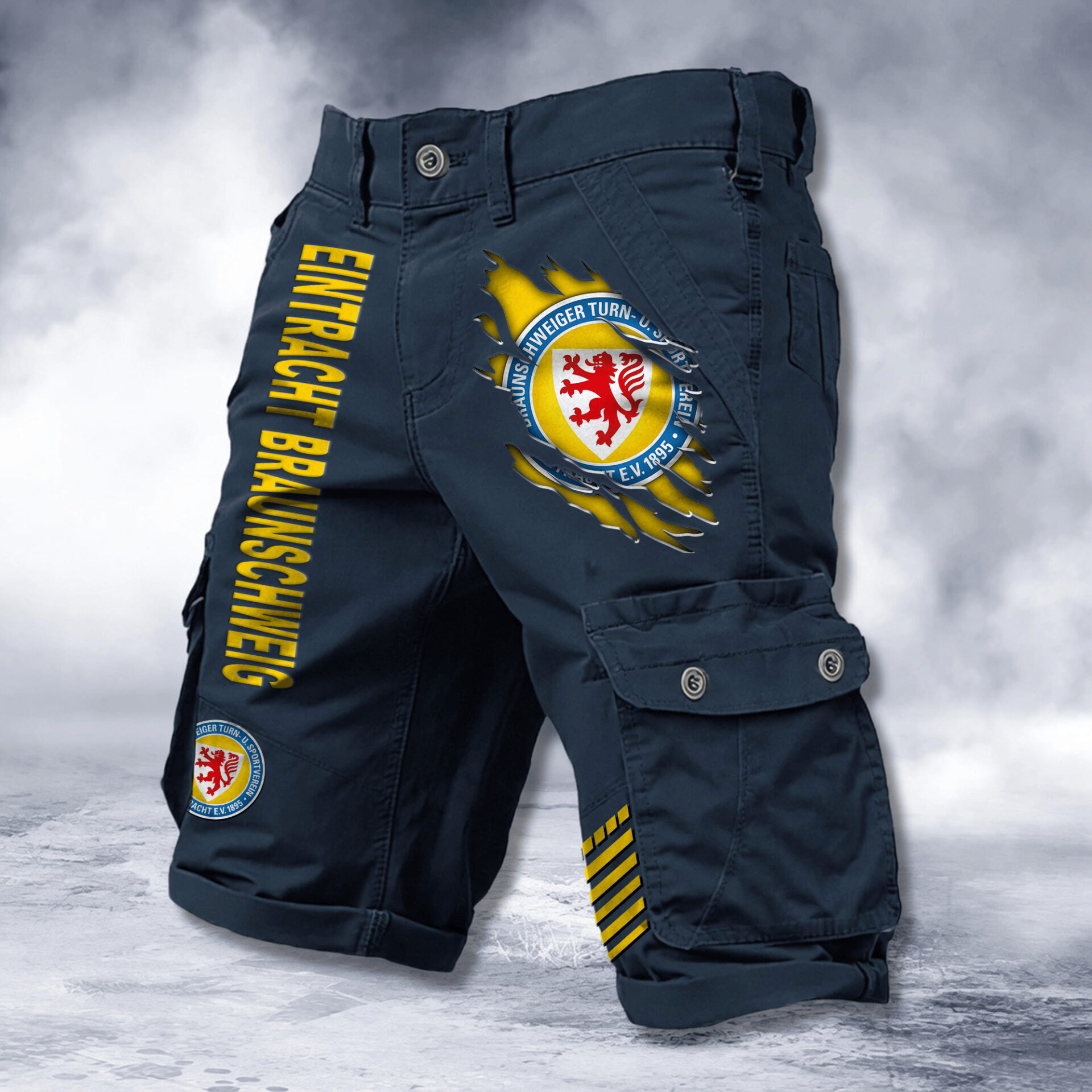 Eintracht Braunschweig – Cargo-Bermudas Nieuwe Versie Eintracht Braunschweig – Cargo-Bermudas Nieuwe Versie