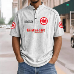 Eintracht Frankfurt - Stehkragen-Polo Neue Version mit Ihrem Namen