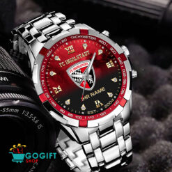 FC Ingolstadt 04 - Aurora Uhr Neue Version mit Ihrem Namen