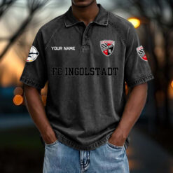 FC Ingolstadt 04 – Vintage Wash Polo Neue Version mit Ihrem Namen