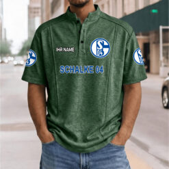 FC Schalke 04 – Stehkragen-Polo Neue Version mit Ihrem Namen