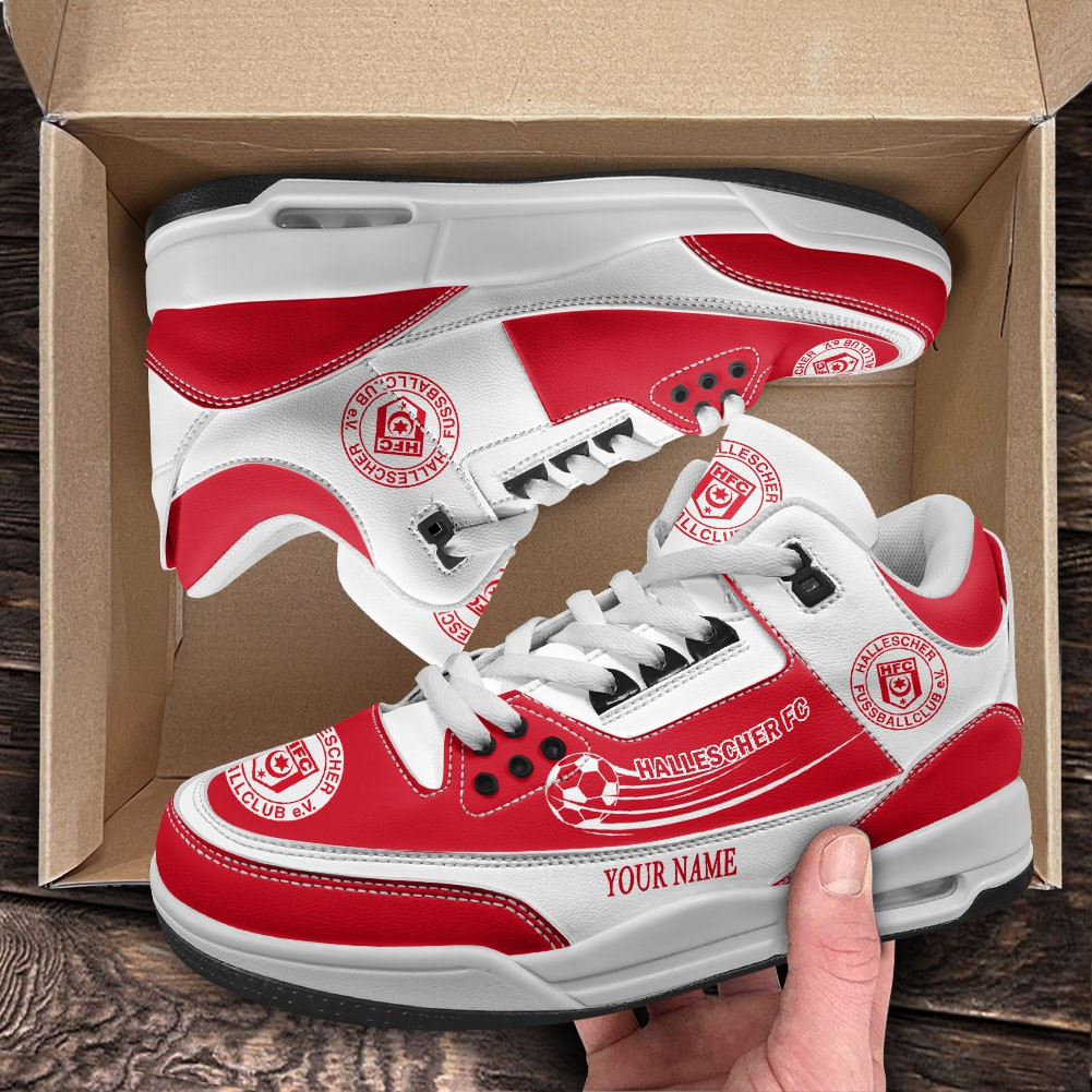 Hallescher FC – Air Jordan 3 Sneaker Neue Version mit Ihrem Namen Hallescher FC – Air Jordan 3 Sneaker Neue Version mit Ihrem Namen