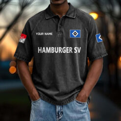 Hamburger SV – Vintage Wash Polo Neue Version mit Ihrem Namen