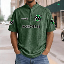 Hannover 96 - Stehkragen-Polo Neue Version mit Ihrem Namen