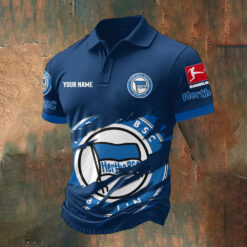Hertha BSC - Polo Hemd Sonderausgabe mit Ihrem Namen
