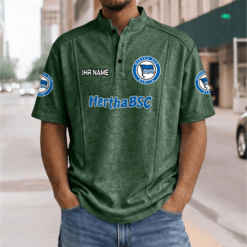 Hertha BSC – Stehkragen-Polo Neue Version mit Ihrem Namen