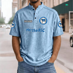 Hertha BSC - Stehkragen-Polo Neue Version mit Ihrem Namen