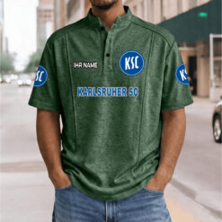 Karlsruher SC – Stehkragen-Polo Neue Version mit Ihrem Namen