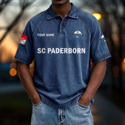 SC Paderborn 07 - Vintage Wash Polo Neue Version mit Ihrem Namen